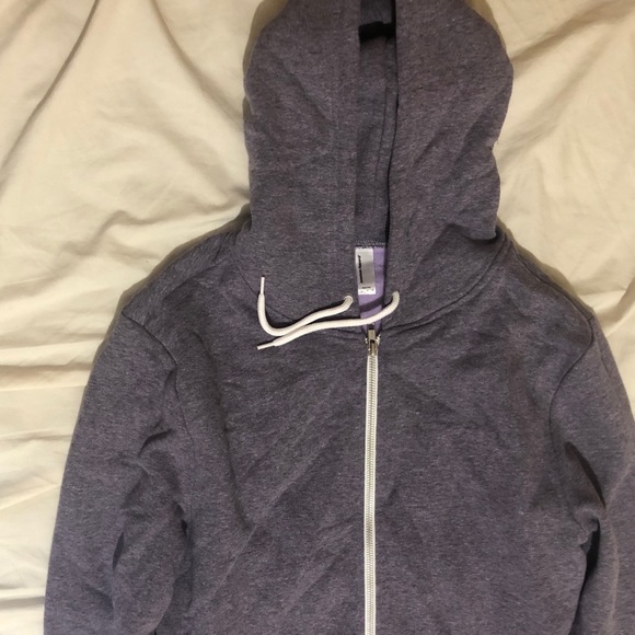 American Apparel Drawstring Zip-up - Picture 2 of 2